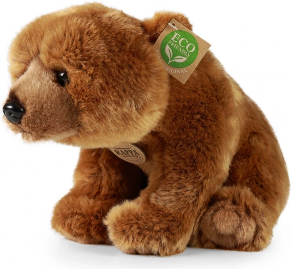 Rappa plush grizzly bear 30 cm eco-friendly
