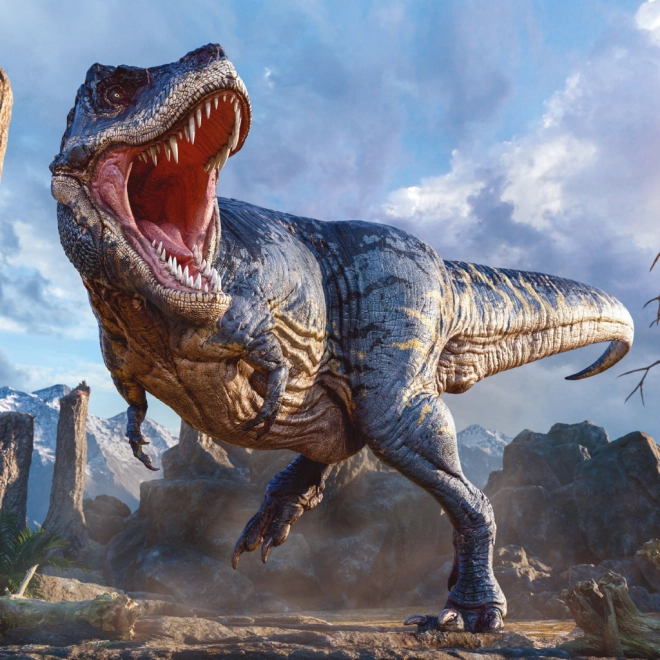 Illustrations réalistes de T-REX et d’autres icônes