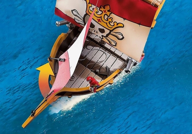 Pirates PLAYMOBIL pirate ship with figures