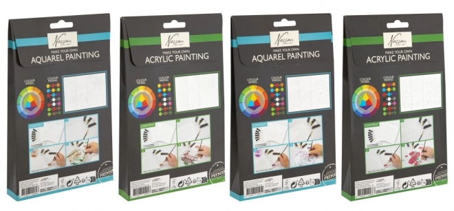 Acryl schilder set - 4 verschillende motieven