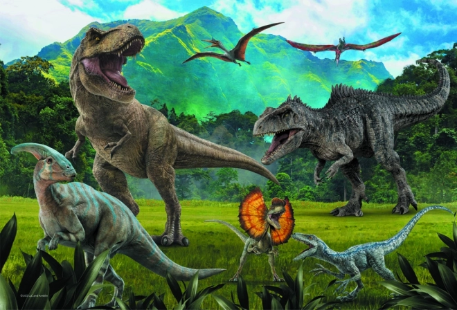 Puzzel dinosaurussen Jurassic Park 100 stukjes