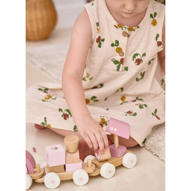 Viga Puzzle Train Set with Blocks