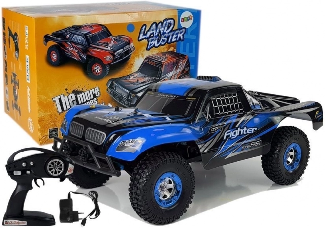 Afstandsbedienbare auto FY-01 4x4 Pick Up 1:12 R/C 40 km/u blauw