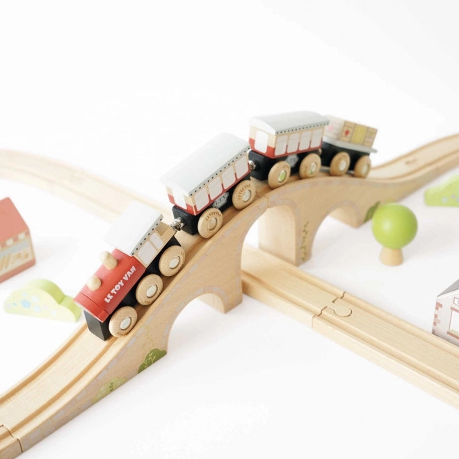 Le Toy Van houten treinset voor kinderen