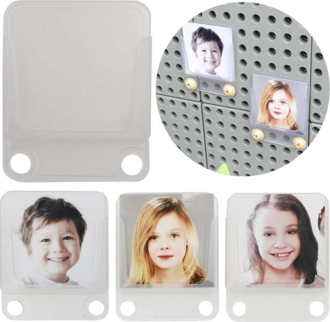 Masterkidz pochettes transparentes pour photos et cartes, lot de 6 pièces