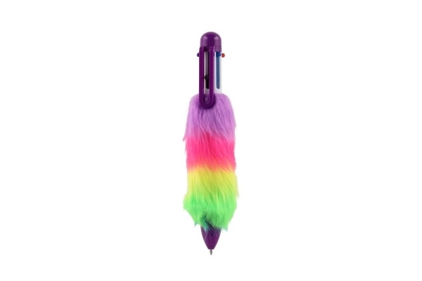 Teddies colorful plush pen with tassels