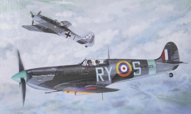 modelvliegtuig supermarine spitfire mk.vb 1:72
