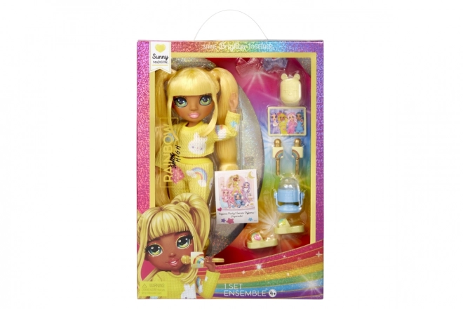Rainbow High Junior Modepop in pyjama - Sunny Madison
