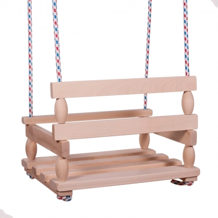 Schommel hout natuurlijk