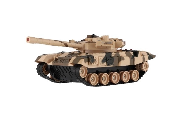 Remote-Controlled Tank with Rechargeable Pack and Sound Effects