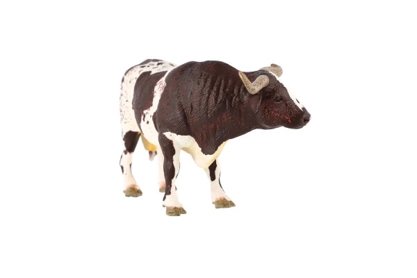 Stier lange hoorn Texas rund zooted plastic 15cm in zak