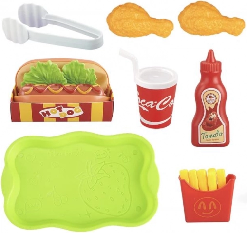 Hot Dog Lebensmittelset für Kinder