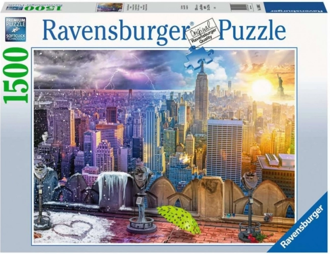 Puzzle Ravensburger Saisons de New York 1500 pièces