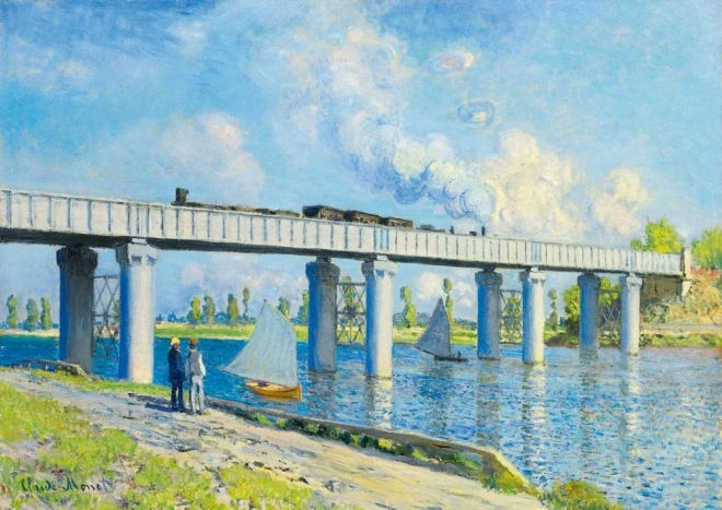 Puzzle Railway Bridge in Argenteuil 1000 pieces