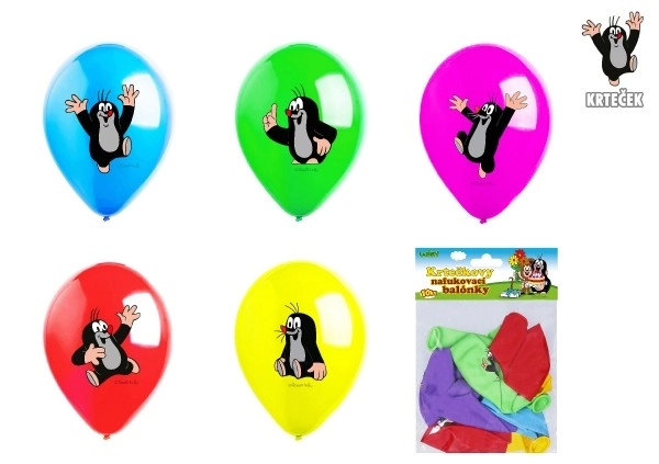 Opblaasbare ballon Krtek 30 cm - 10 stuks