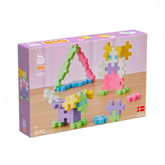 Creative Building Set Plus-Plus BIG Pastel for Kids