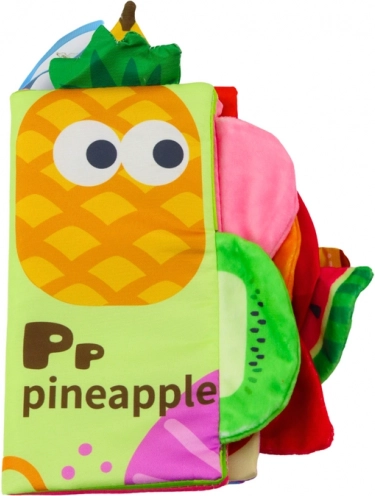 Fruit illustrations and first words in English
