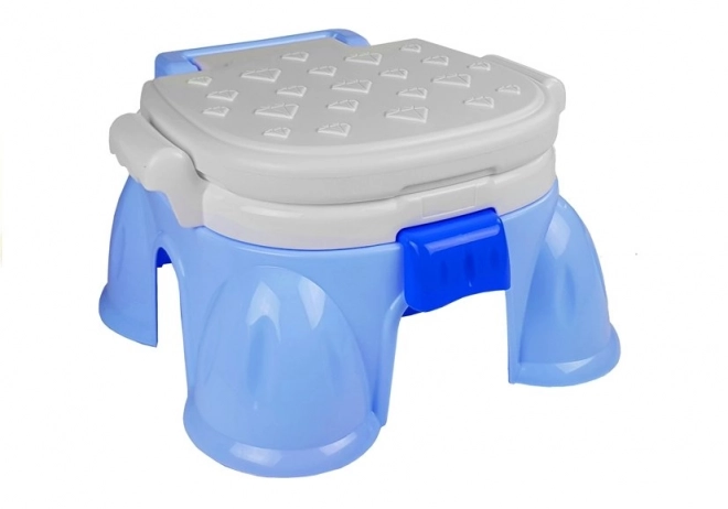 Blauwe potje met kroon voor kind