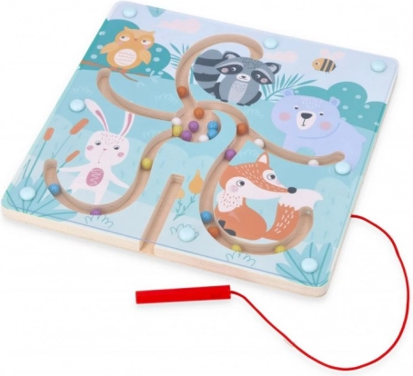 Magnetic stylus on a cord
