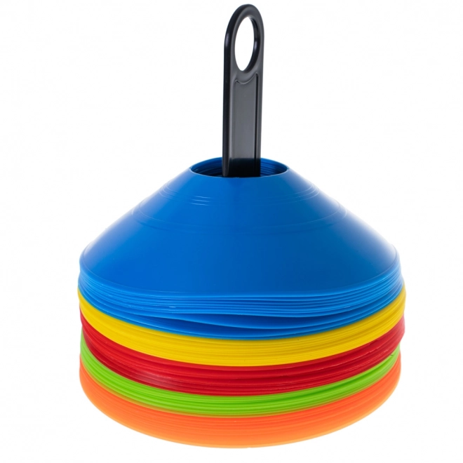 Trainingskegels in net - 50 stuks