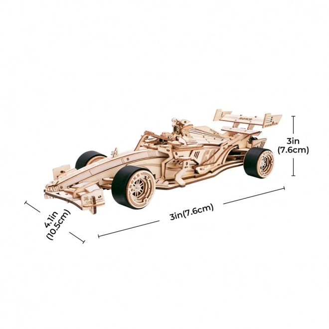 RoboTime 3D houten puzzel Racewagen
