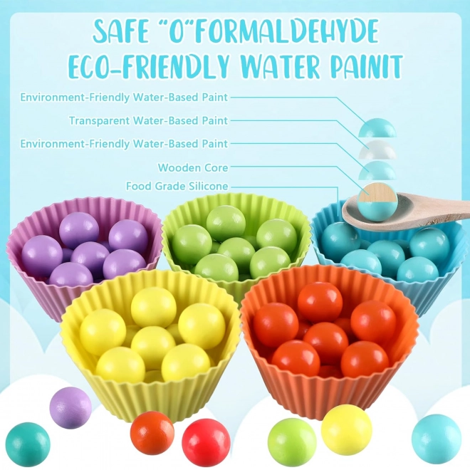 Colorful Balls Educational Montessori Set