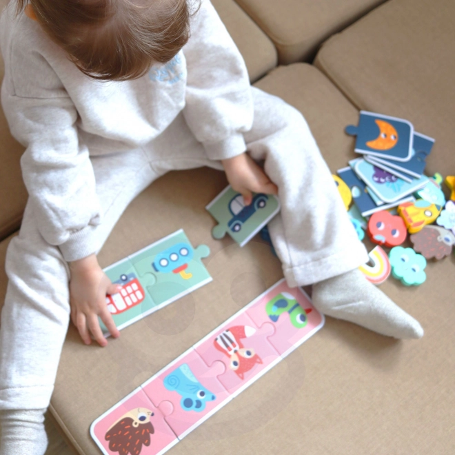 Woopie Groene Houten Pexeso - Tastbare Puzzel