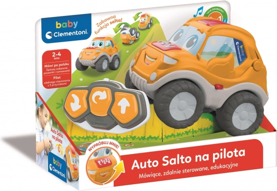 Voiture tout-terrain interactive télécommandée avec fonction FLIP BABY CLEMENTONI