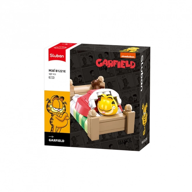 Sluban bouwset Garfield in bed