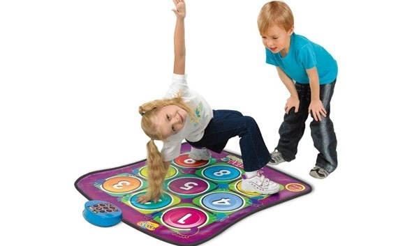 Mat "Cijfers" voor kinderen 3+ Balansspel + 5 niveaus Handen Voeten