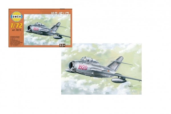 Model MiG-15 UTI 1:72 15 x 14 cm in doos 25x14x5 cm