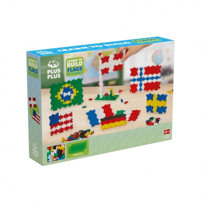 Plus-Plus Building Set World Flags