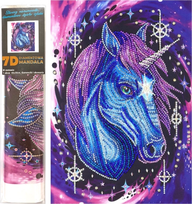 Diamantschilderen 7D Sterrenhoorn 30 × 40 cm
