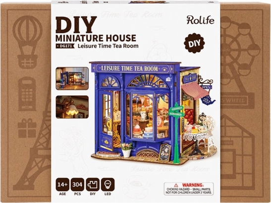 Miniatuur theehuisje voor momenten van rust