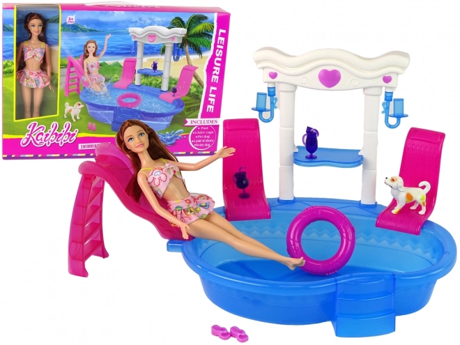 Zwembadglijbaan Accessoires voor Kinderpoppen