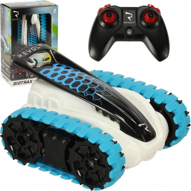 Rupsband RC-model REVOLT BIOTRAX, 2,4 GHz, LED, voor terrein, blauw-wit