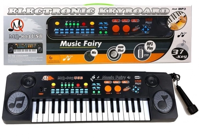 Keyboard met microfoon 37 toetsen USB