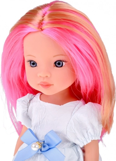 Elegant outfit met blauwe strik