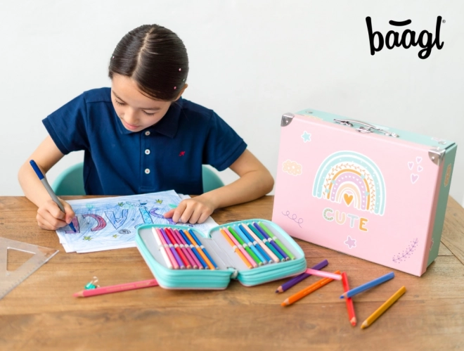Opvouwbare Kinderkoffer Regenboog