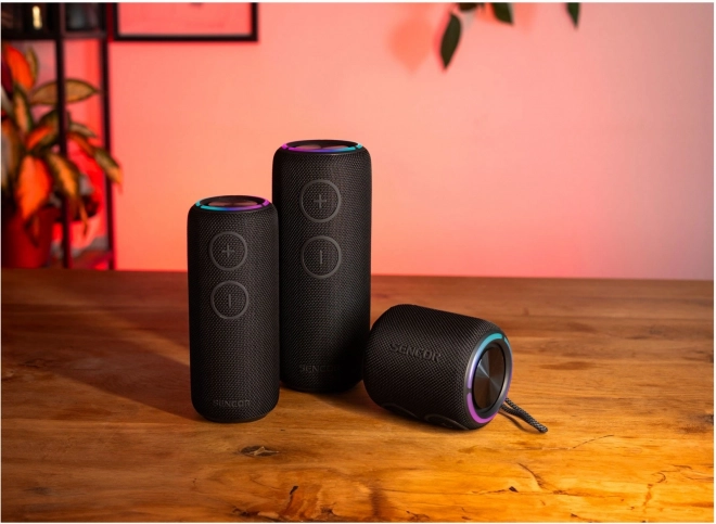 Wireless Bluetooth Speaker Sencor Sirius 2 with LED Lighting and TWS Function