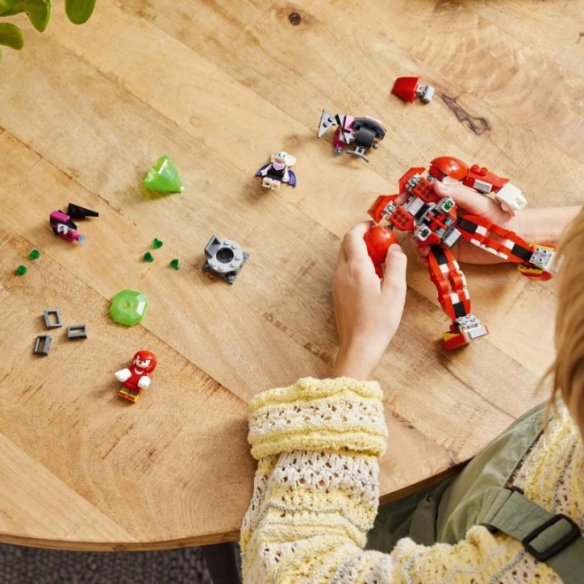Knuckles and His Robotic Guardian Building Set