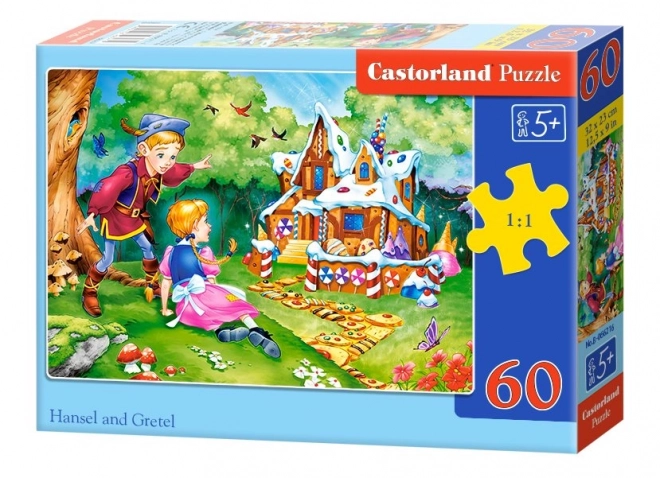 Puzzel peperkoekhuisje 60 stukjes