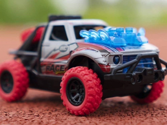 Pull-back drive for action-packed rides