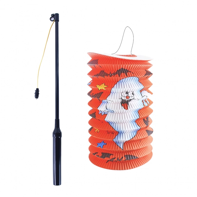 Lantaarn geest voor Halloween met lichtgevende stok