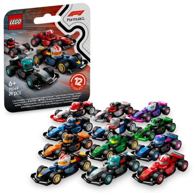Lego verzamelbare F1-raceauto’s