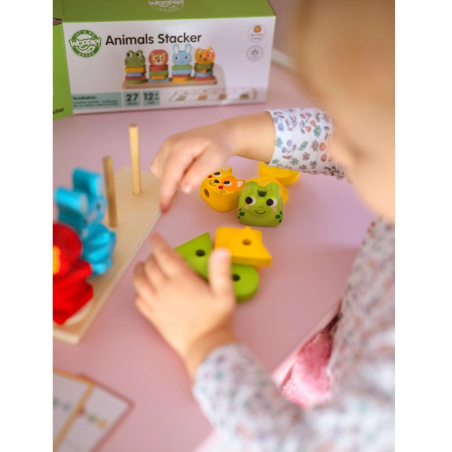 Woopie Montessori Dierenpiramide 27 stuks