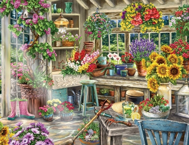 Puzzle Tuinmans paradijs 2000 stukjes