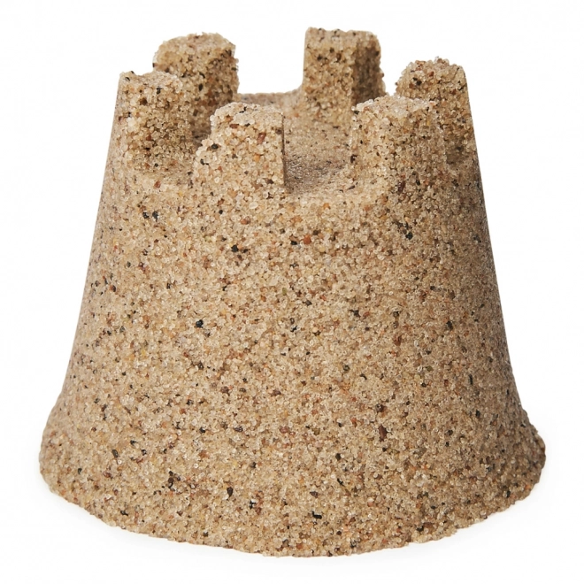 Kinetisch zand kleine emmer met vloeibaar zand