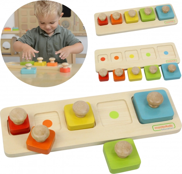 Montessori Demonstration Size and Color Masterkidz