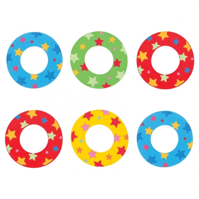 Bigjigs Toys Houten Letter met Sterren - O